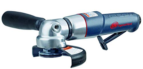 Limited Stock Ingersoll Rand 3445MAX Air Grinder – 4 1/2" Wheel, Right Angle, Ergonomic Grip, 0.88 and 12,000 RPM Motor for Tough Material Removal, Grey