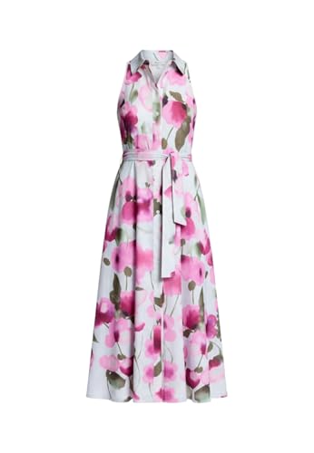 Robe midi en coton Iconique IC26-073 aux finitions haute couture