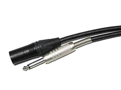 CANARE/カナレ スピーカーケーブル キャノンオス-モノラルフォン (ブラックコネクタ, 4m)