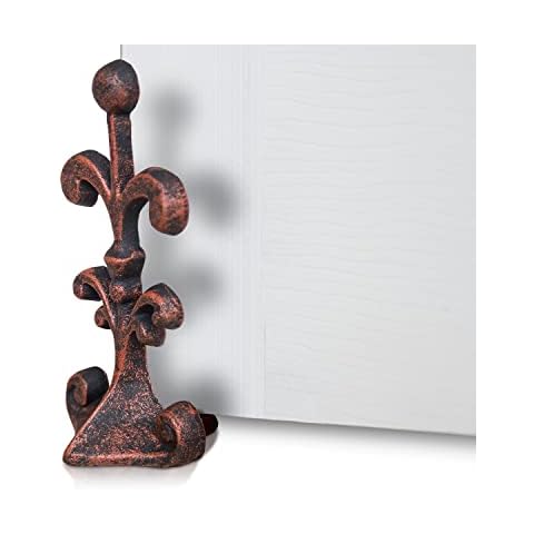 Comfify Fleur de Lis Türstopper aus Gusseisen Cover