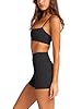 Black Sports Bras for Women Padded Adjustable Stra... #1