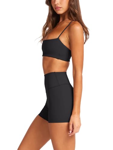 LASLULU Womens Adjustable Spaghetti Straps Sports Bra Square Neck Wireless Padded Workout Yoga Crop Tops2