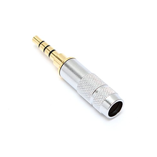 VIDOO 10 Pcs 3.5Mm 4 Pôles Prise Jack Mâle Stéréo Connecteur À Souder Audio