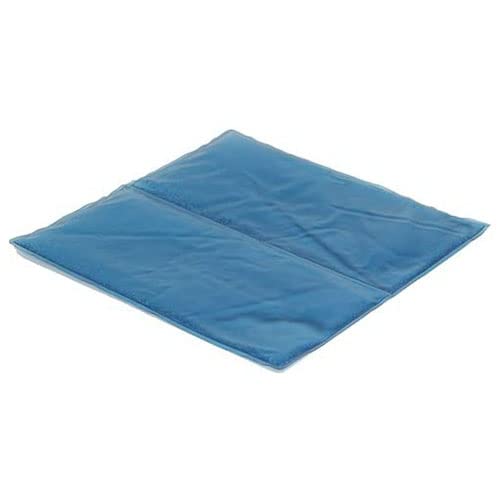 Protekt - Cojín de gel para silla de ruedas con correas, 24" x 18" x 3", Negro, 1