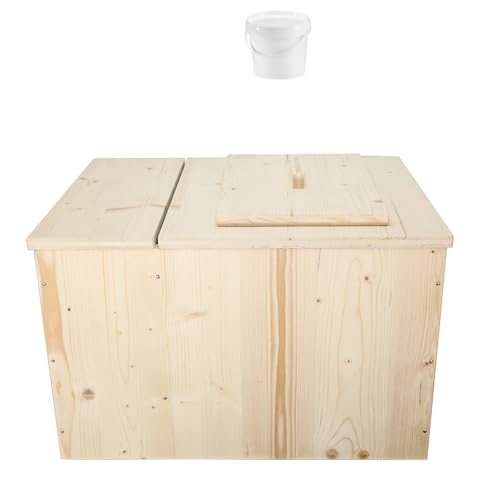Toilette sèche sans odeur pour maison sans eau avec seau 20L