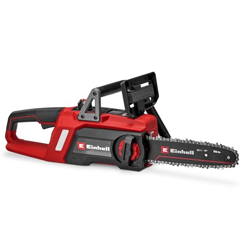 Einhell motosierra con batería GE-LC 18/25 Li BL-Solo Power X-Change (18 V, longitud de corte 22,5 cm, brushless, velocidad de la cadena 6,5 m/s, lubricación de cadena autom., sin batería)