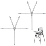 2pcs High Chair Straps Replacement Compatible for Gracos Highchairs and Most 5 Point High Chairs，Adjustable Replacement High Chair Belt