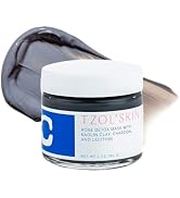 TZOL'Skin Rose Detox Mask - Clarifying Clay Mask - Reduces Pores and Targets Blackheads - Charcoa...