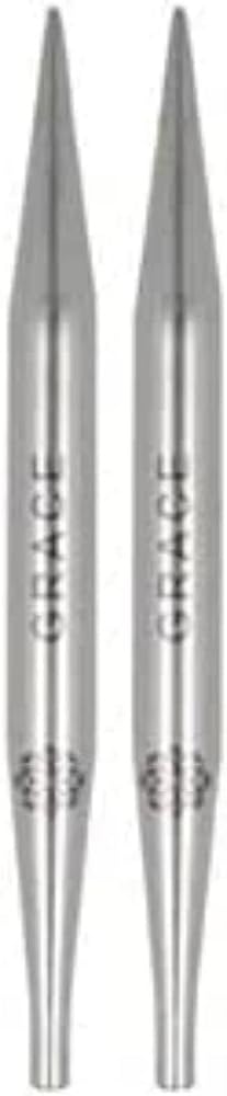 KnitPro The Mindful Collection Interchangeable Circular Needles 4" (10cm), Silver, Needle - 7.00mm