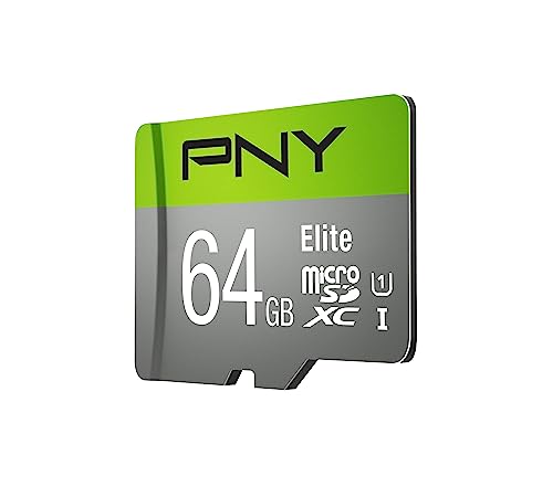 PNY 64GB Elite Class 10 U1 microSDXC Flash Memory Card
