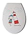 Produktbild ADOB 59857 Leuchturm Duroplast WC Sitz Klobrille Modell Leuchtturm, Motiv, Absenkautomatik, zur Reinigung Abnehmbar