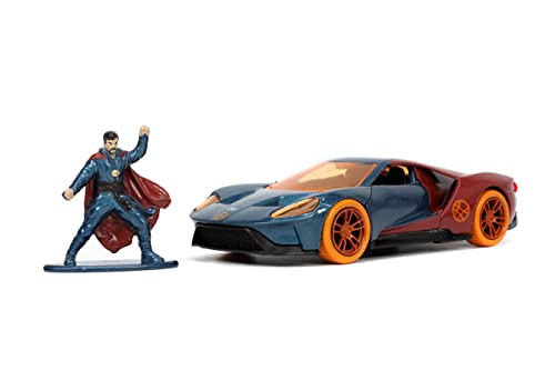 Jada Toys Marvel 1:32 Ford GT 2017 con Figura Dr. Strange miniatura 1