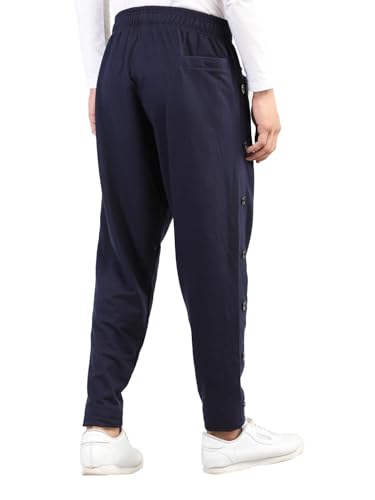 Image of CHKOKKO Men Casual Track Pant Gym Workout Lower with Pocket Navy XXL