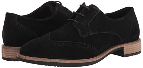 Ecco Womens Sartorelle 25 Tailored Tie Oxford, Black Suede, 8-8.5 Us #TOP6