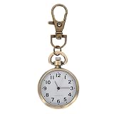 GATHINESS Orologio da Infermiera Spilla in Lega Color Oro, Facile da Leggere e Indossare, per Occasioni Mediche e Studenti Durante gli Esami