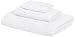 AmazonBasics Quick-Dry Towels - 100% Cotton, 3-Piece Set, White