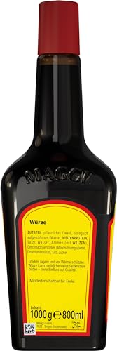 MAGGI Würze, für Suppen, Eintöpfe, Burger oder Wraps, würziger Geschmack, 1KG