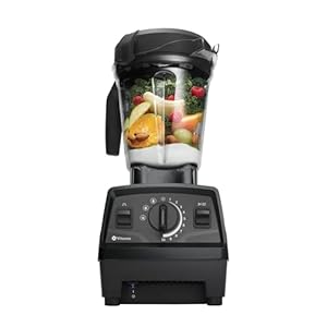 Vitamix Explorian Blender with Programs, Professional-Grade, 64 oz. Low-Profile Container, Black (Renewed Premium)