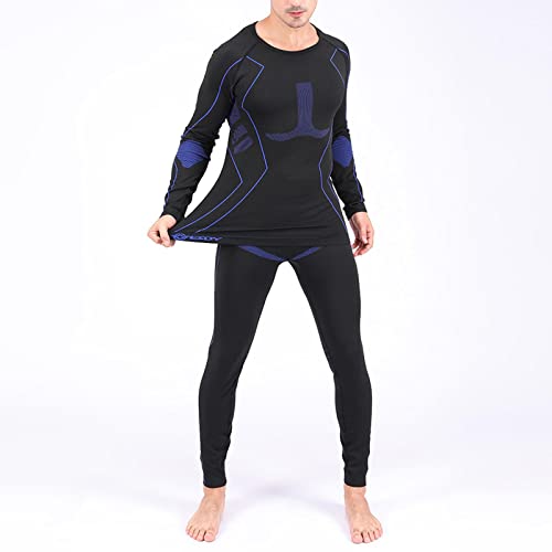 AMLESO Roupa Interior Térmica de Leggings Masculinas Long Johns Sweat Top Calças Roupas Quentes para