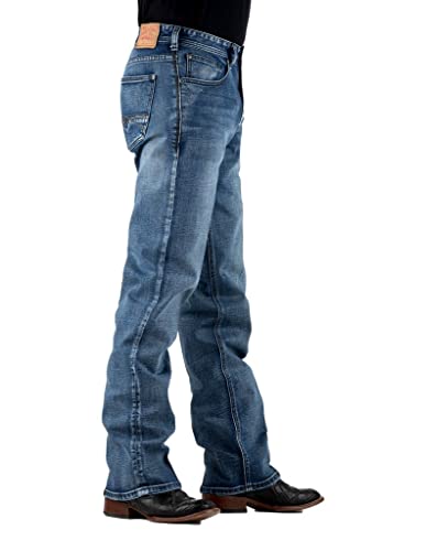 Blue Cotton Blend Stetson Modern Jeans2