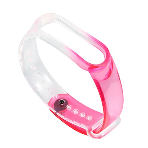 LALADEFIEE Wristband Replacement Strap for Tpu Transparent Watchband Christmas Birthdays Weddings Easy Installation for All Wrist