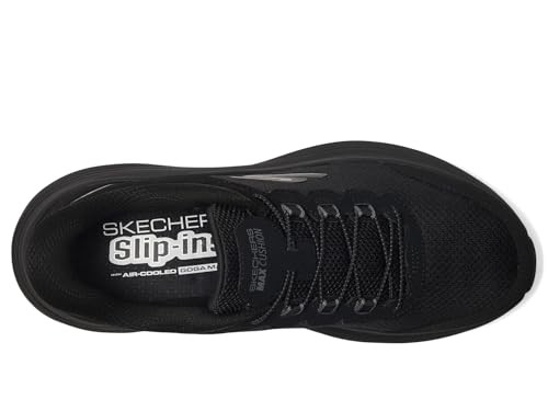 Skechers Women's Max Cushioning Endeavour Cardova Hands Free Slip-Ins Sneaker, Black, 7.5