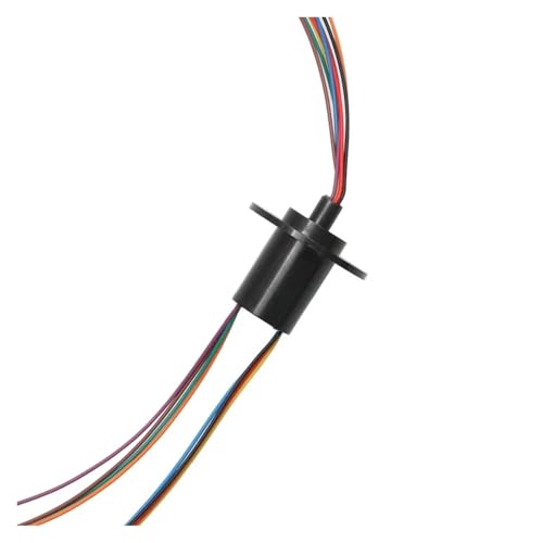 Bague collectrice éolienne 8 canaux 5A connecteur rotatif de capsule de 22mm