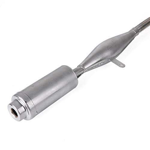 Viper Flexible Muffler Pipe For 50cc 80cc Bike Gas Engine Motor Parts Black