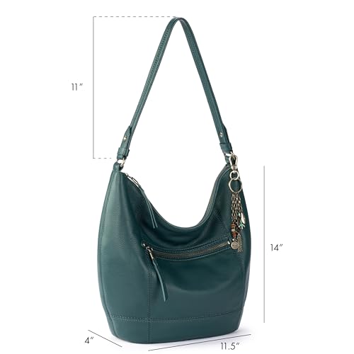 Image of The Sak Sequoia Hobo Bag - Premium Large Leather Women's Handbag for Everyday & Travel - Durable Purse With Zipper Pocket