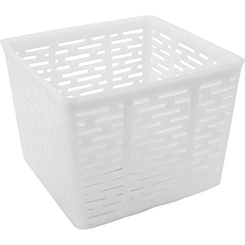 Browin 411313 Le Moule carré Blanc Durable 11 x 11 x 8,5 cm pour 500 g idéal Maison, Mage, la feta, Le Fromage Ricotta, für