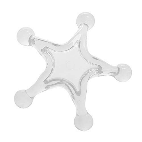 Massager - Star: Manual Back and Neck Massage Tool (Acrylic Clear)