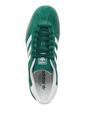 Image of adidas Gazelle Indoor Men's Shoes, Collegiate Green /Cloud White /Gum, Size 10.5