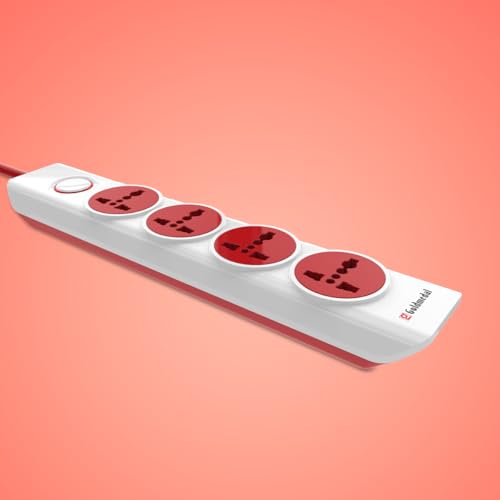 Goldmedal I-Design 4X1 Power Strip With 4 International Sockets,Master Switch,Indicator And 2-Meter Power Cable –White,Pack Of 1,Made With... - Image 6
