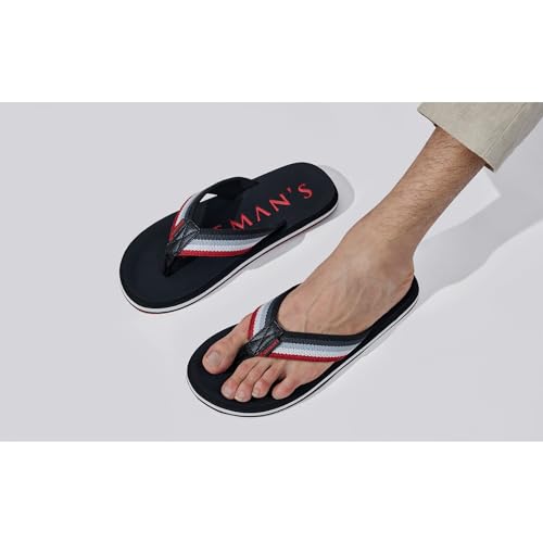 Image of Neeman's Cushion Comfort Flip Flops for Men | Cushioned & comfortable Slippers for Men | everyday comfort