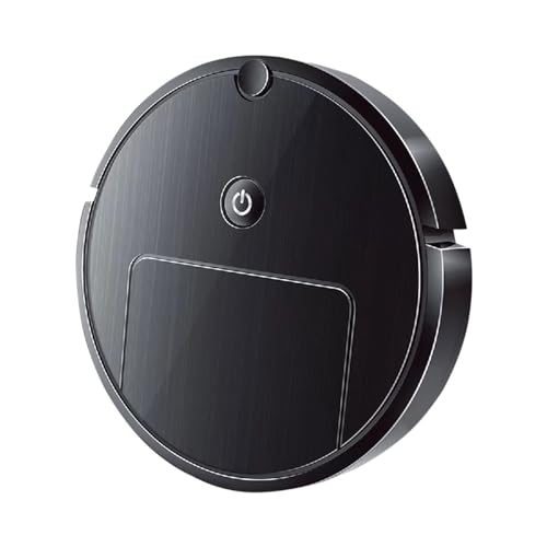 Robot Aspirapolvere Robot Robot Automatico Aspirapolvere Sottile Silenzioso Pulisce Pavimenti Duri a Pile Tappeti Memoria Integrale Pulizia Multipla Visualizza tutti i miei ordini (Nero, Taglia Unica)