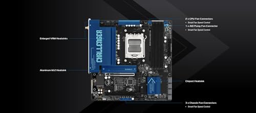 B850M Challenger WiFi AM5 mATX HDMI/DP - Scheda madre - Immagine 3