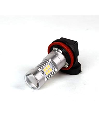 Simply Auto 9005 LED Bulbs 21-LED CANBUS P20D 12V 10.5W - 6000K Arctic White, 200% Brighter (Pair) - Image 2