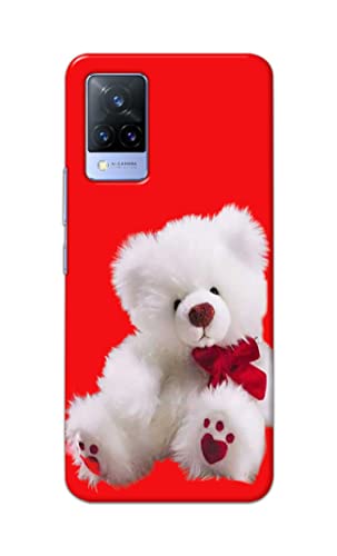 Image of PRINTFIDAA Teddy Bear Love Romantic Valentines Day Dumbo Printed Designer Hard Back Case Cover for Vivo V21 (5G) -(SS) MVN1001