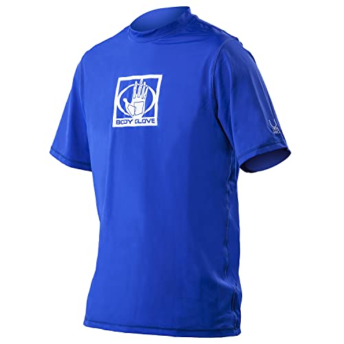 Body Glove Loose Fit Rash Guard Adult Swimshirt (Medium, Blue)