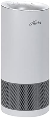 Miniatura 9 de Hunter HP450UV - Purificadores de aire redondos para el hogar, torre purificadora de aire True HEPA para mascotas, olores, alérgenos, humo, polvo,
