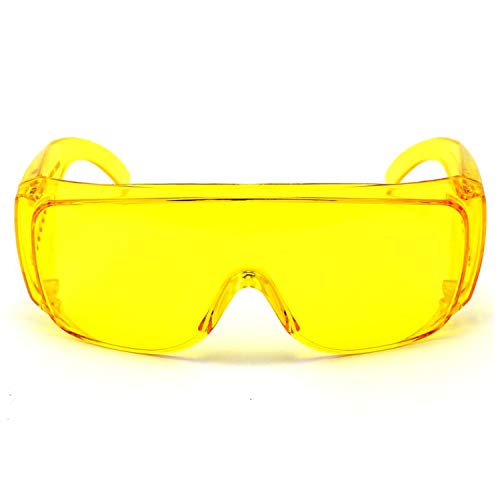 Image of TATTU G1 Fit-Over UV Protection Glasses, Anti-Glare, Anti-Eye Strain, Night Vision Enhancement for Driving at night, Yellow