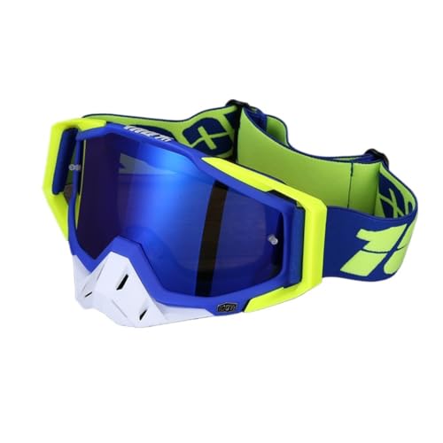 [Dlwk] モトクロス用 ゴーグル レンズ バイク・登山用 柔軟 防塵防風 耐衝撃 広視野 UV カット 曇り止め 滑り止め メガネ対応 サングラス ヘルメット対応 持ち歩き・収納便利 通勤・清掃作業用 冬季運動 男女兼用 BGの商品画像（Amazon）