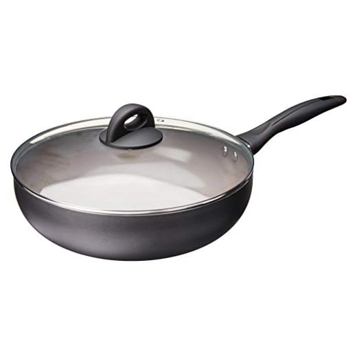 Wok Com Tampa 28 cm Antiaderente Ceramic Life Smart Plus Brinox - Preto