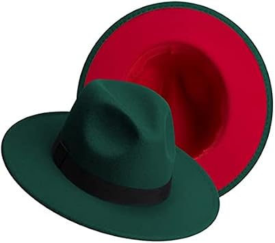 Felt Fedora Hats for Men Wide Brim Hats 