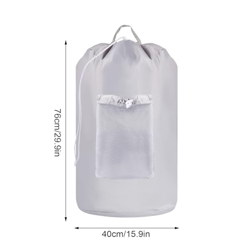 Bolsa de ropa para lavandería con cordón idónea para organizar espacios pequeños 6