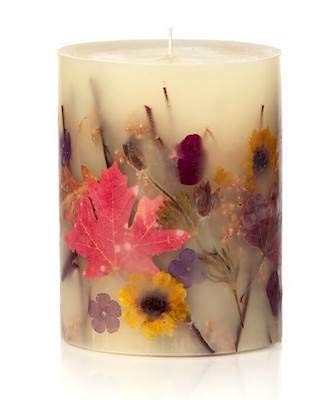 Rosy Rings Pumpkin Cardamom Small 5.5 Inch 120 Hour Pillar Botanical Scented Candle