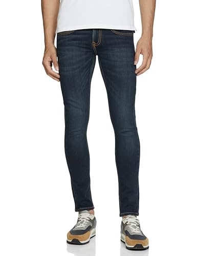 Image of Spykar Men's Skinny Fit Low-Rise Casual Jeans