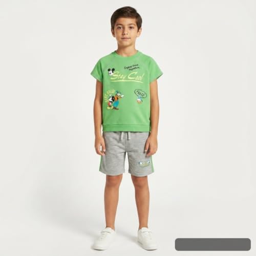 Image of Disney T-Shirt & French Terry Shorts Set Toddler to Big Kid Sizes (2T - 14-16)