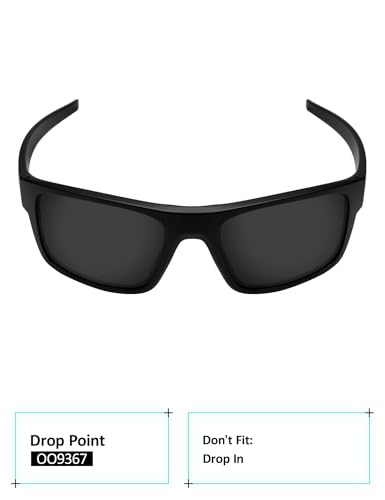 Image of Galvanic Replacement Lenses for Oakley Drop Point OO9367 Sunglasses - Jade + Black Polarized - Combo Pack