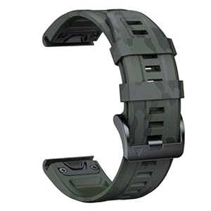 DKTR 22MM 26MM slimme horlogeband compatibel met Garmin Epix Gen 2 siliconen band for Fenix 7 7X 5 5X Plus 6 6X Pro 3HR armband Quick Easyfit Band Horlogebandjes (Color : F7(1), Size : 22mm Garmin